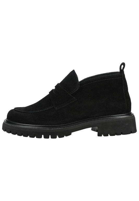 Paul Green Slipper Veloursleder Schwarz