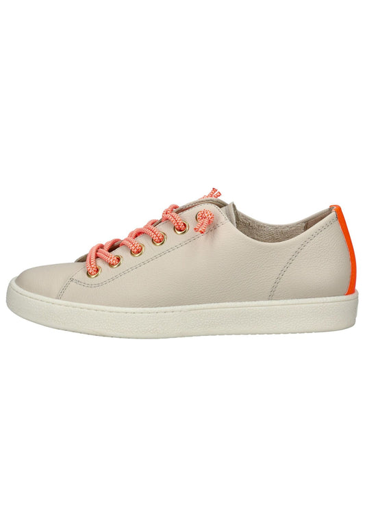 Paul Green Sneaker Glattleder Beige/Orange