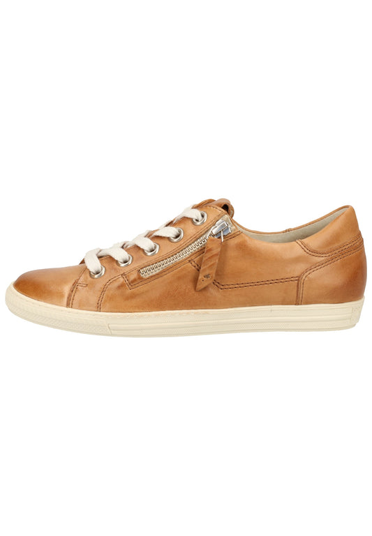Paul Green Sneaker Glattleder Mittelbraun
