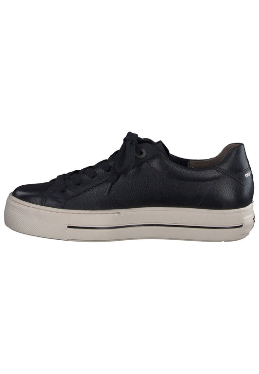 Paul Green Sneaker Glattleder Schwarz