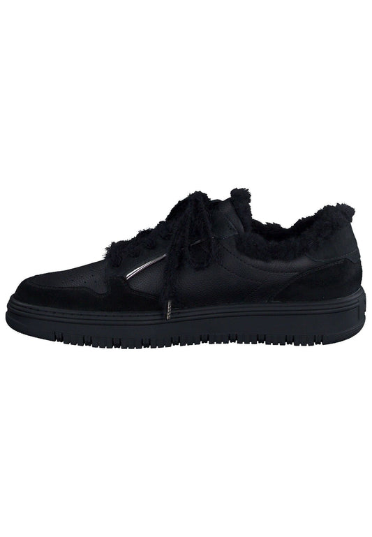 Paul Green Sneaker Leder Schwarz/Schwarz