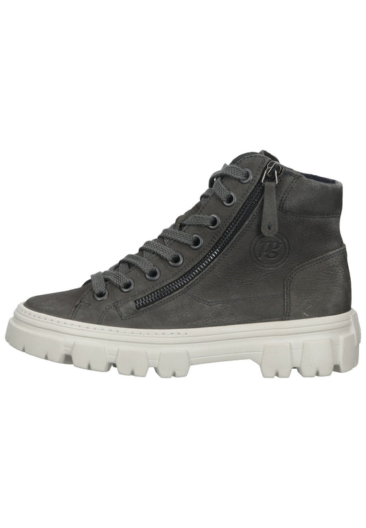 Paul Green Sneaker Nubukleder Grau