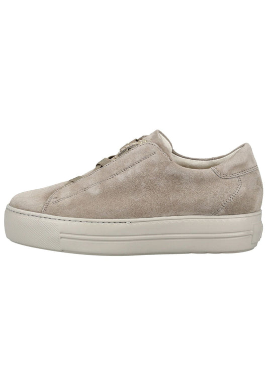 Paul Green Sneaker Veloursleder Beige