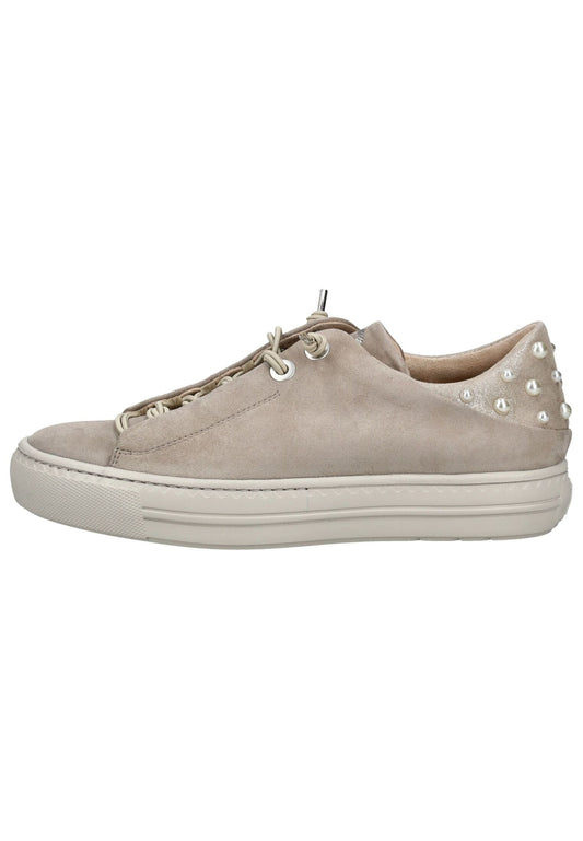 Paul Green Sneaker Veloursleder Beige