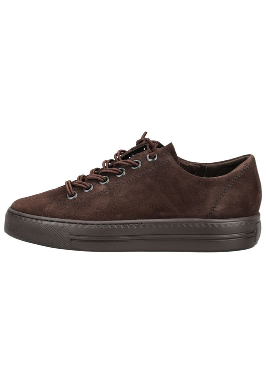 Paul Green Sneaker Veloursleder Cacao