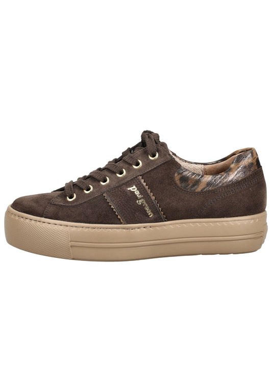 Paul Green Sneaker Veloursleder Mocca