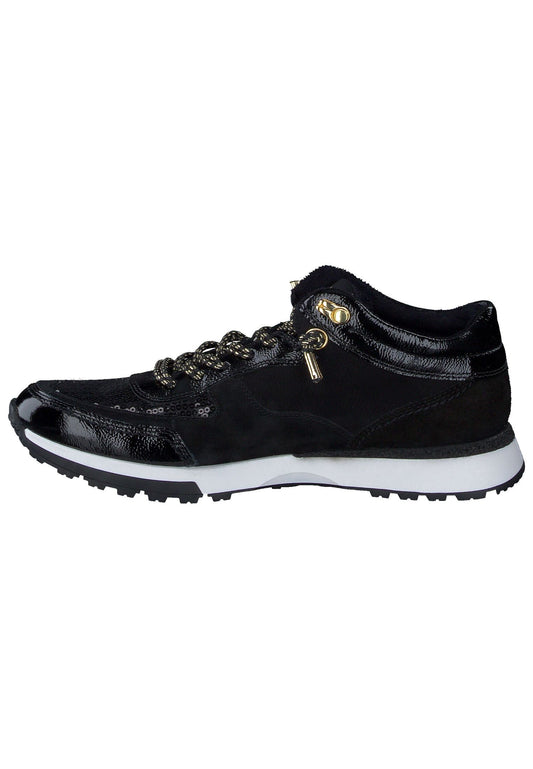 Paul Green Sneaker Veloursleder Schwarz
