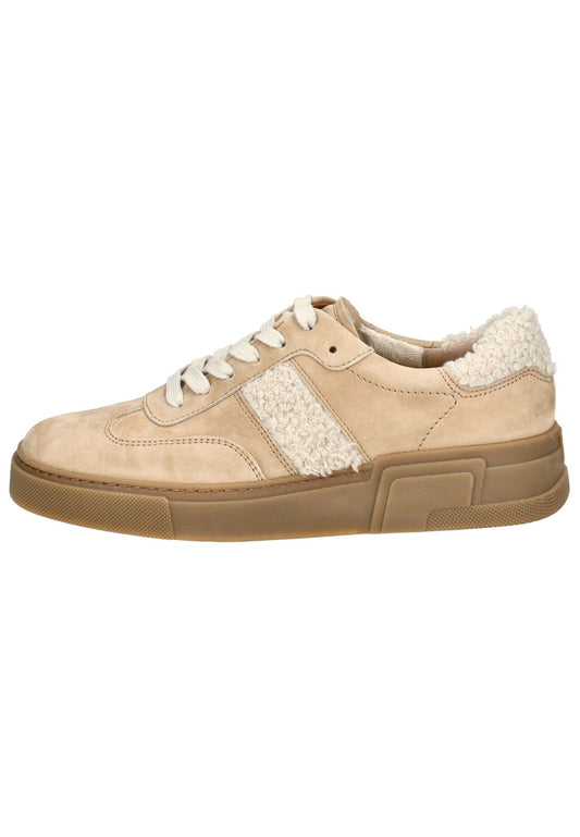 Paul Green Sneaker Veloursleder/Textil Beige/Braun