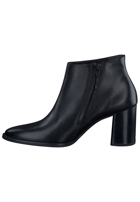 Paul Green Stiefelette Glattleder Schwarz