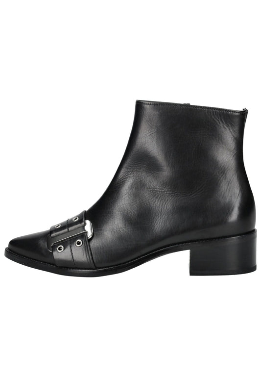 Paul Green Stiefelette Glattleder Schwarz