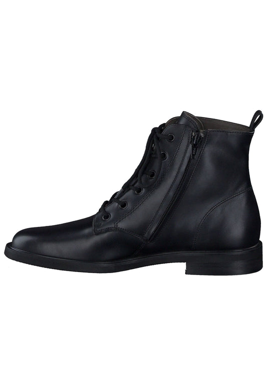 Paul Green Stiefelette Glattleder Schwarz