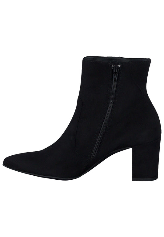 Paul Green Stiefelette Leder Schwarz