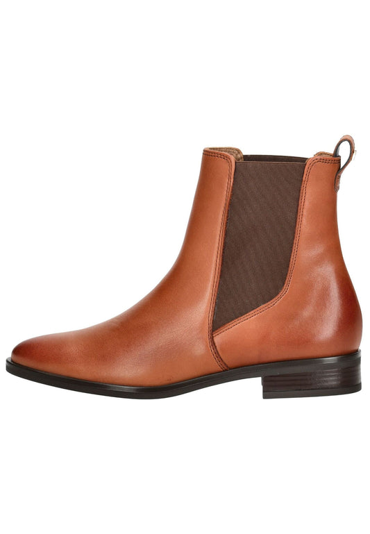 Paul Green Stiefelette Leder/Textil Cognac