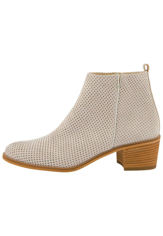 Paul Green Stiefelette Nubukleder Grau