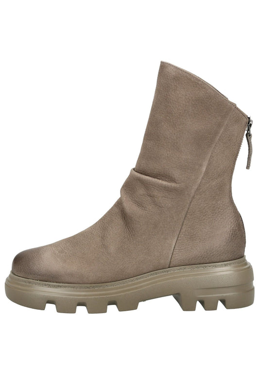 Paul Green Stiefelette Nubukleder Taupe