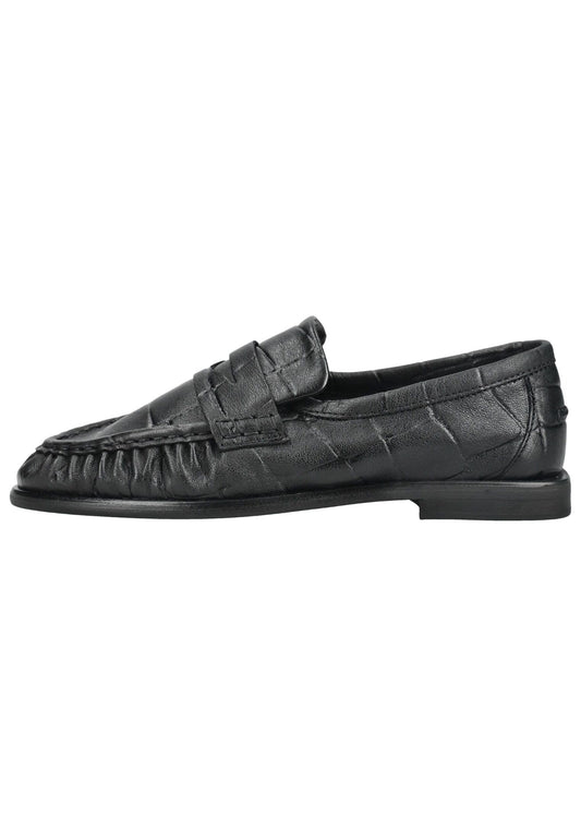 Pavement Slipper Leder Schwarz/Schwarz