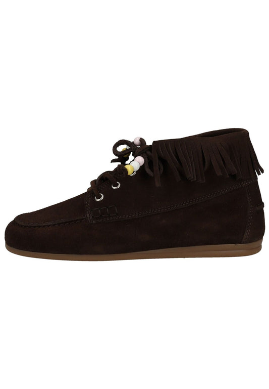 Pavement Stiefelette Veloursleder Braun