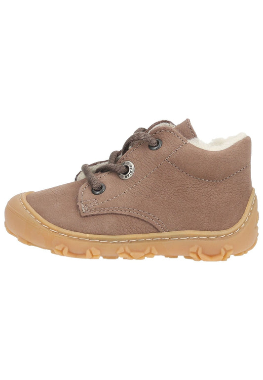 Pepino Halbschuhe Leder Schoko Warmfutter