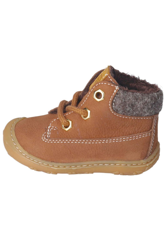 Pepino Halbschuhe Leder/Textil Curry Warmfutter