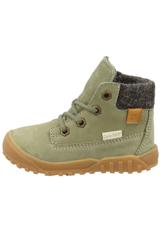 Pepino Stiefelette Leder/Textil Hellgrün