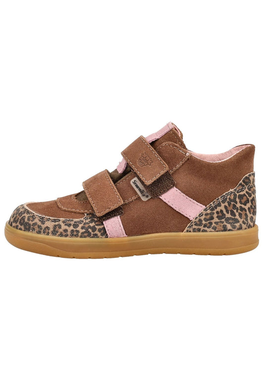 Pepino Stiefelette Veloursleder Kastanie