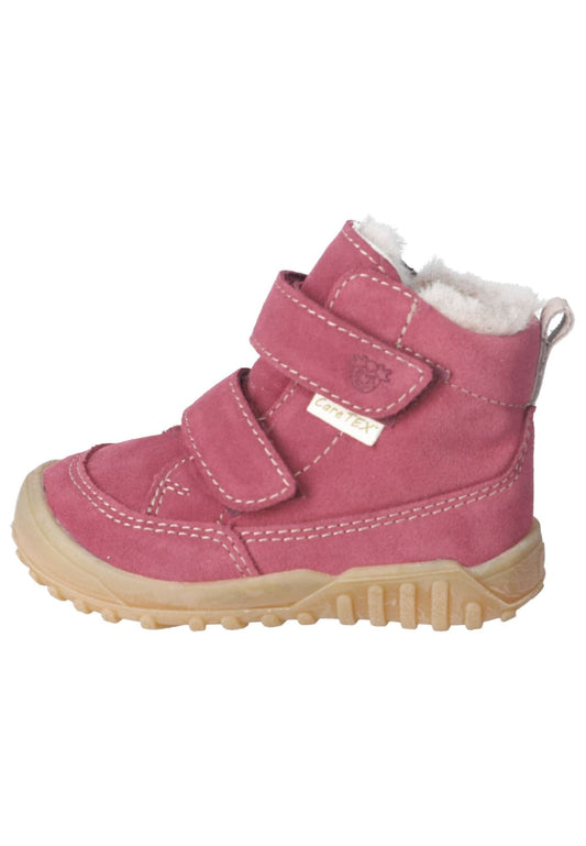 Pepino Stiefelette Veloursleder Pink Warmfutter