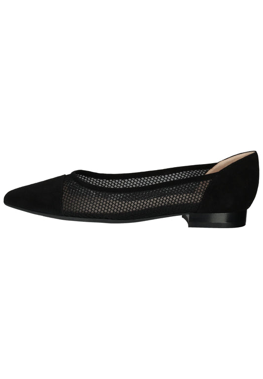 Peter Kaiser Ballerinas Textil Schwarz