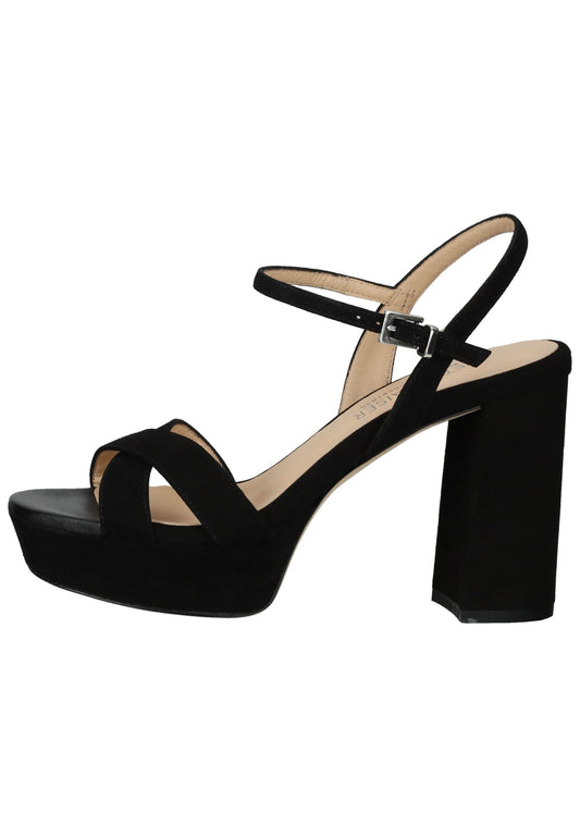 Peter Kaiser Sandalen Veloursleder Schwarz