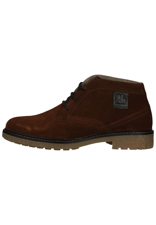 Pius Gabor Stiefelette Veloursleder Mittelbraun