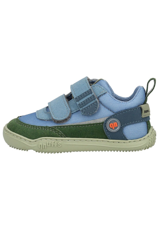 qnuffs Halbschuhe Textil Blau/Grün