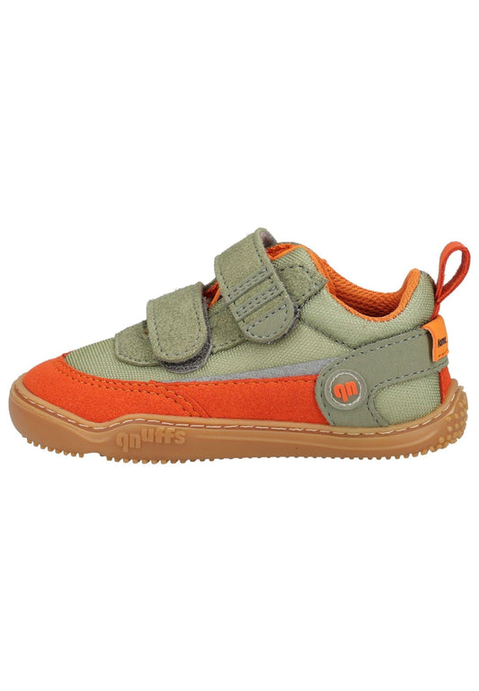qnuffs Halbschuhe Textil Grau/Orange