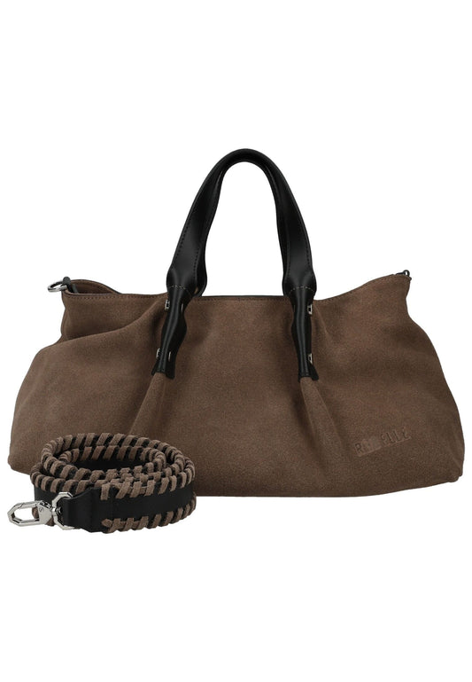 REBELLE Taschen Veloursleder/Textil Braun