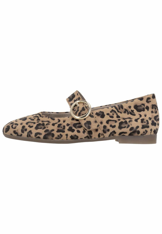 Remonte Ballerinas Leder Leopard