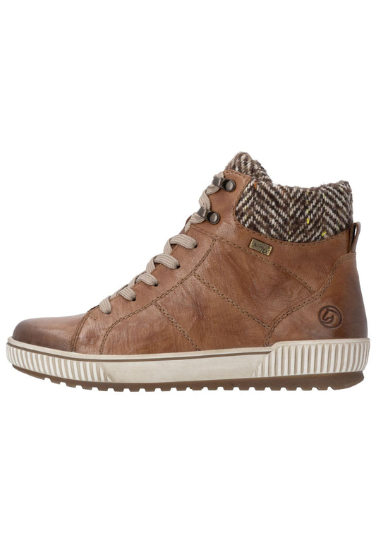 Remonte Sneaker Leder/Textil Braun Warmfutter