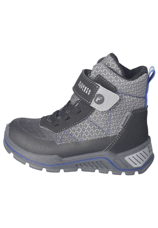 Ricosta Stiefelette Lederimitat/Textil Schwarz Warmfutter