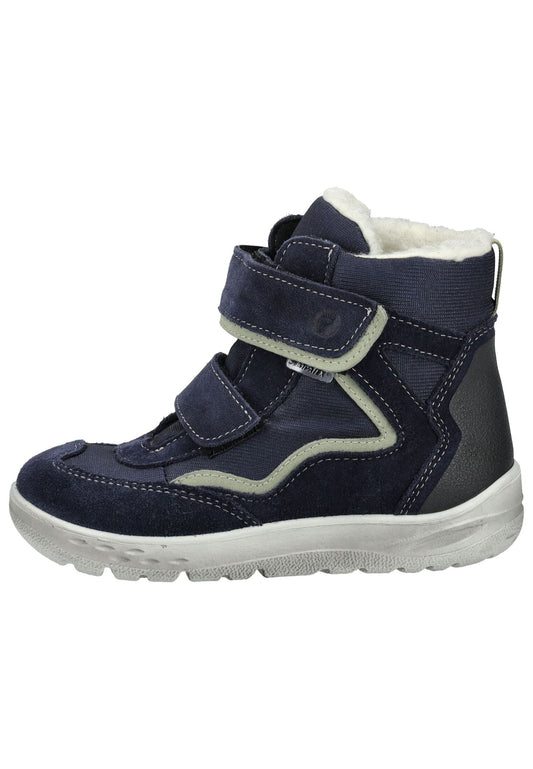 Ricosta Stiefelette Veolurs/Textil/Synthetik Dunkelblau Warmfutter