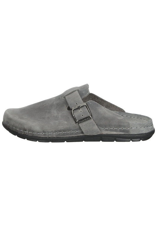 Rohde Clogs Leder Anthrazit
