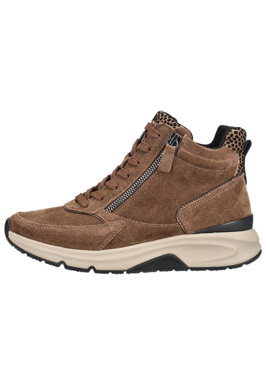 rollingsoft Sneaker Veloursleder Whisky