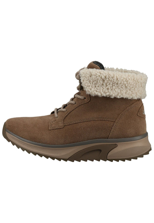 rollingsoft Stiefelette Veloursleder Beige