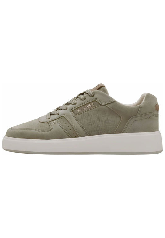 s.Oliver Sneaker Leder/Synthetik Khaki