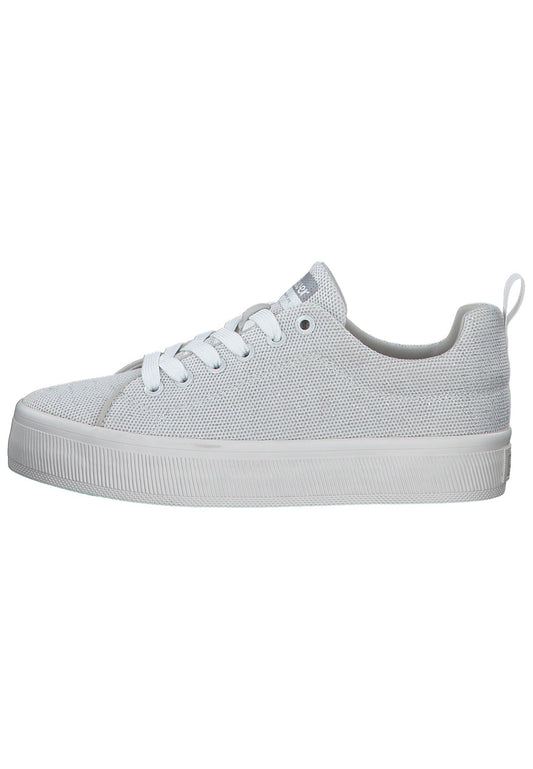 s.Oliver Sneaker Textil Weiß/Silber