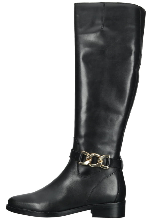 Scapa Stiefel Leder Schwarz