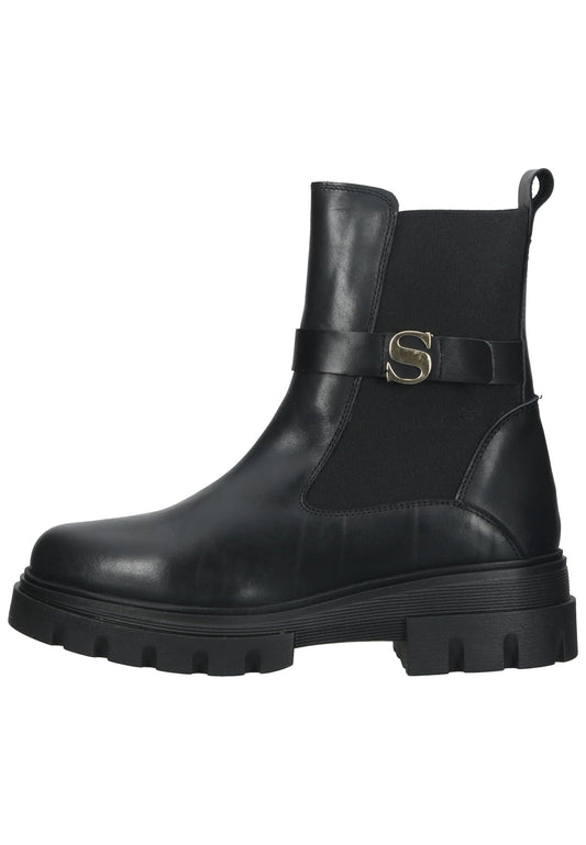 Scapa Stiefelette Leder Schwarz