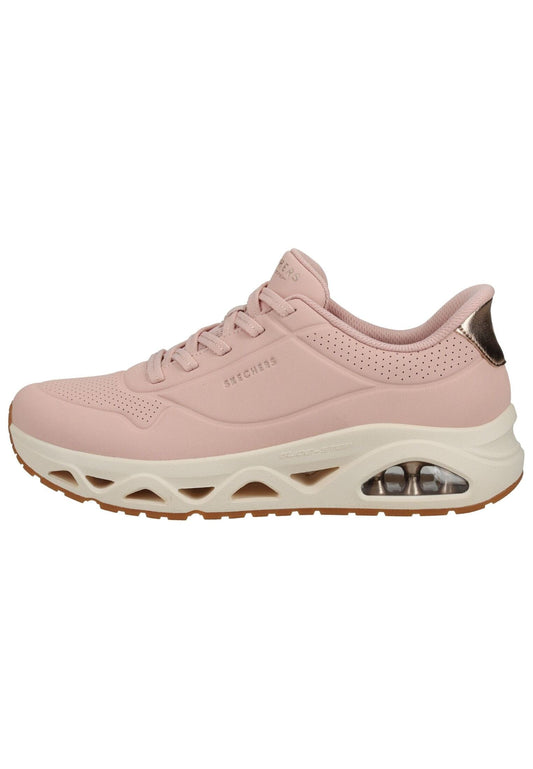 Skechers Sneaker Lederimitat Pink/Weiß