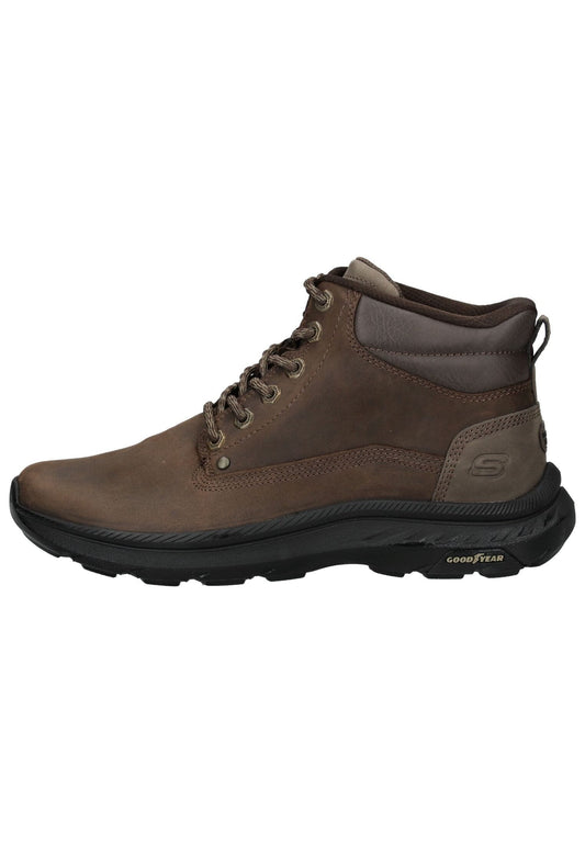 Skechers Stiefelette Leder Braun