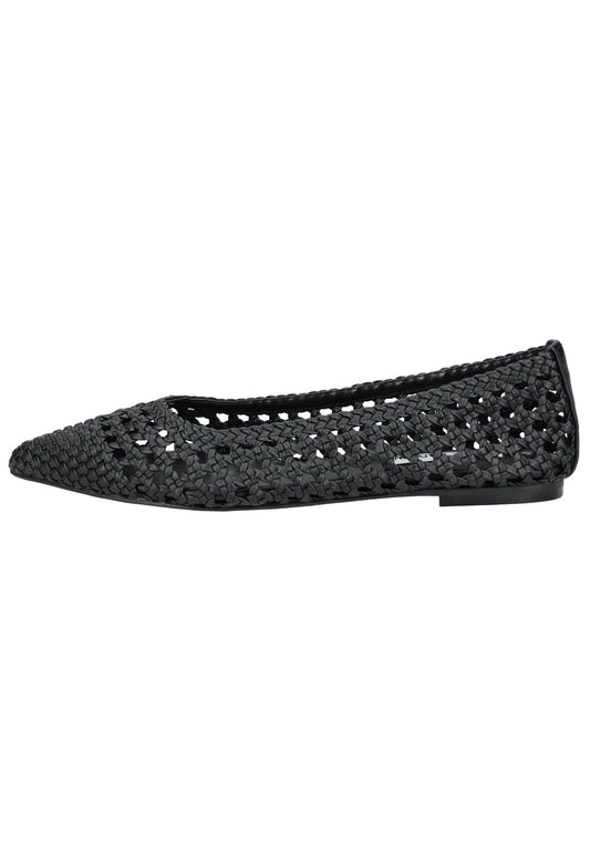 Steve Madden Ballerinas Lederimitat Schwarz