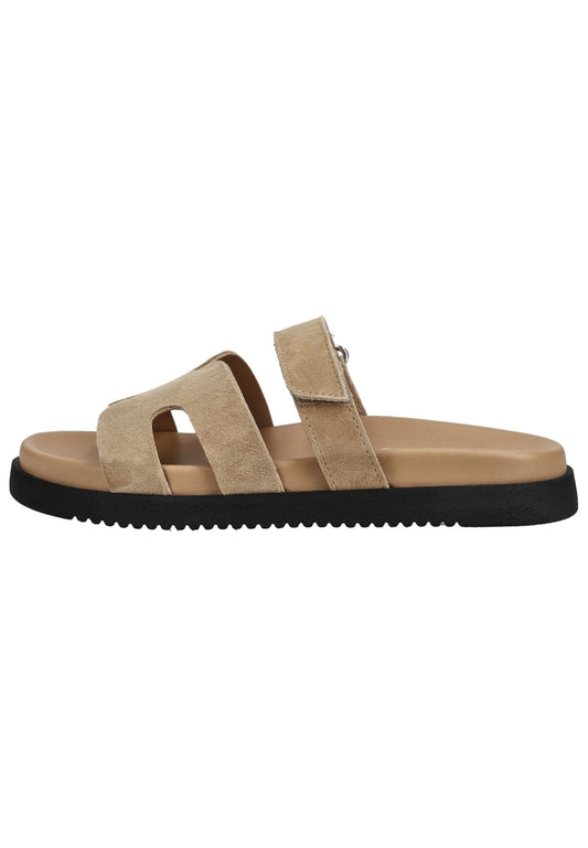 Steve Madden Pantoletten Leder Taupe