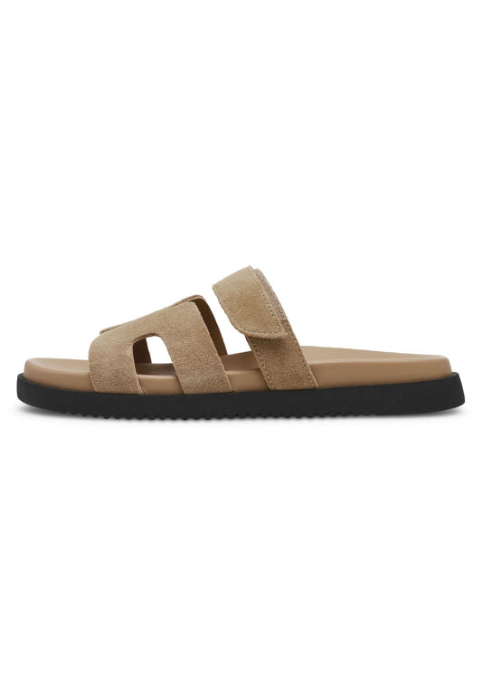 Steve Madden Pantoletten Veloursleder Sand