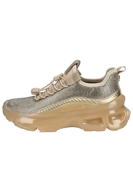 Steve Madden Sneaker Lederimitat/Textil Beige/Rosa