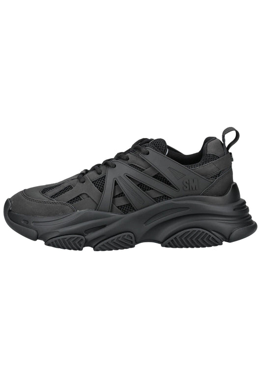 Steve Madden Sneaker Lederimitat/Textil Schwarz